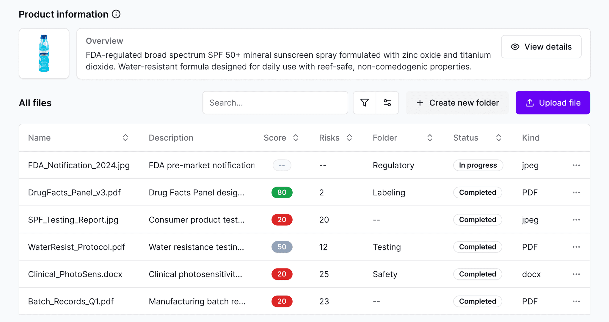Smart file management for consumer products